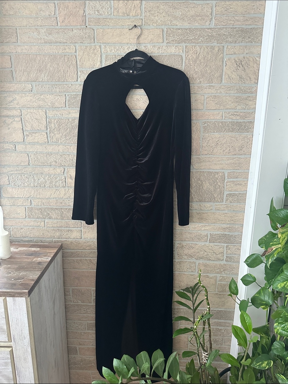 Y2K shrine velvet renaissance Faire goth dress size XL